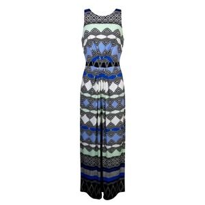 Donna‎ Morgan Dress 8  Black Maxi  Sleeveless  Stretch Fit  Pre-Loved